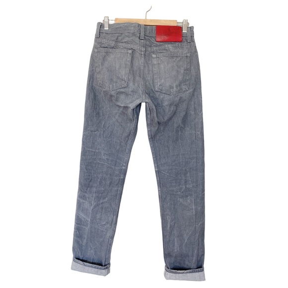 Naked & Famous Weird Guy Grey Selvedge Raw Denim Jeans Mens Sz 30 - Picture 2 of 14